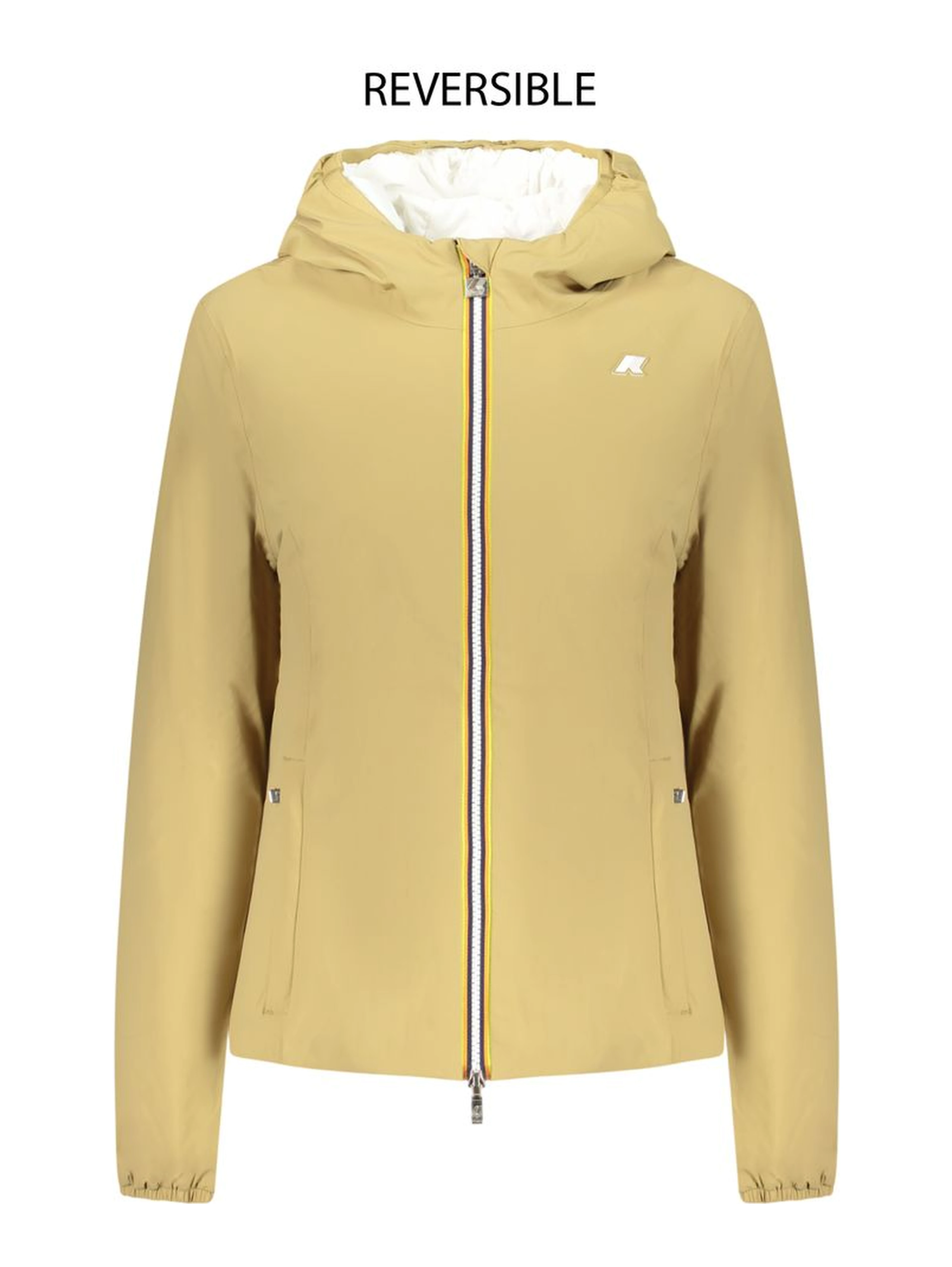 Beige Nylon Shell Jacket