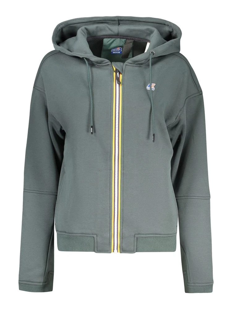 Green Polyester Women's Sweatshirt