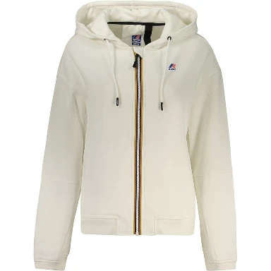 White Polyester Women's Sweatshirt