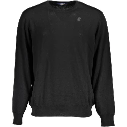Black Wool Mens Sweater