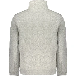 Gray Polyester Men's Sweatshirt