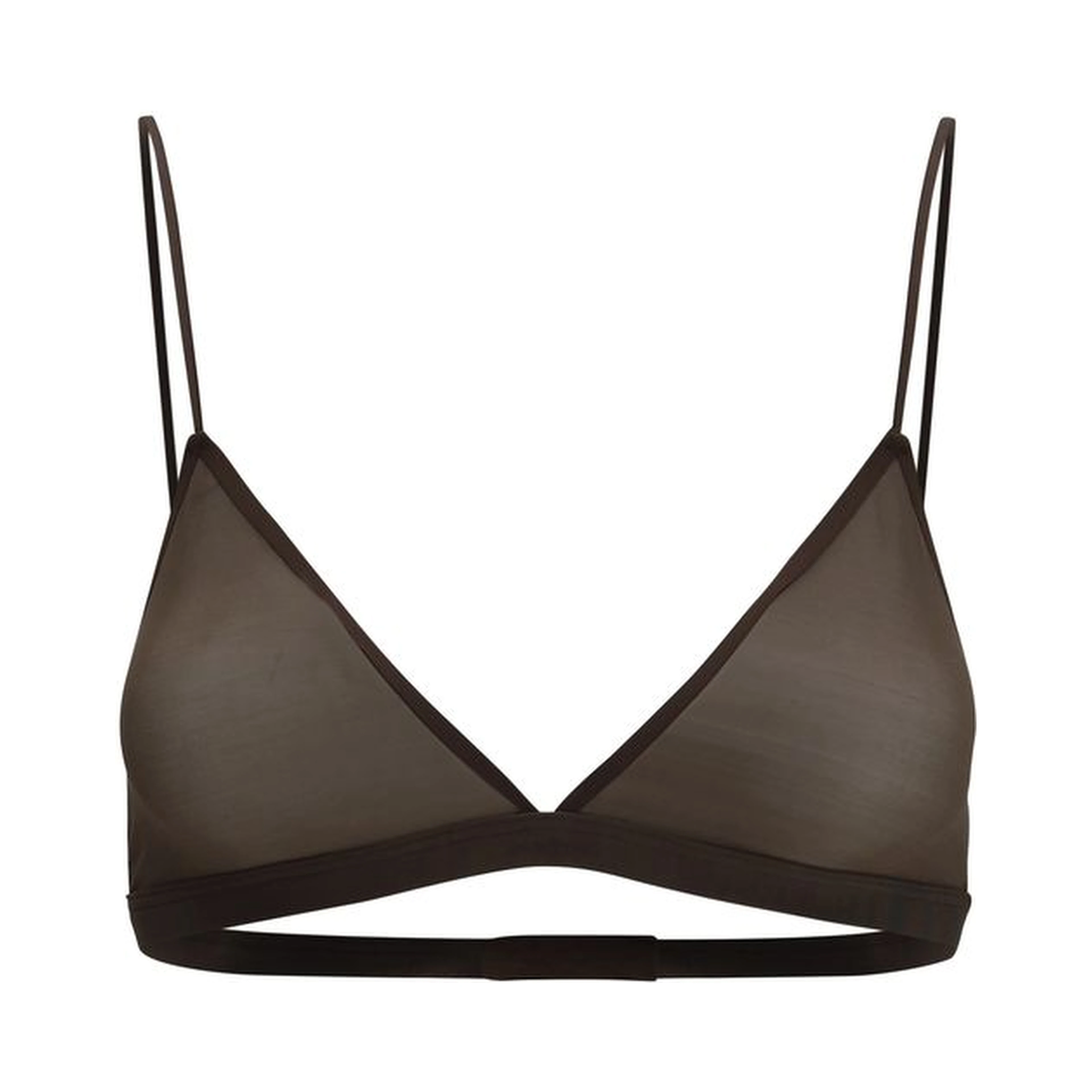 Brown Nylon Bra