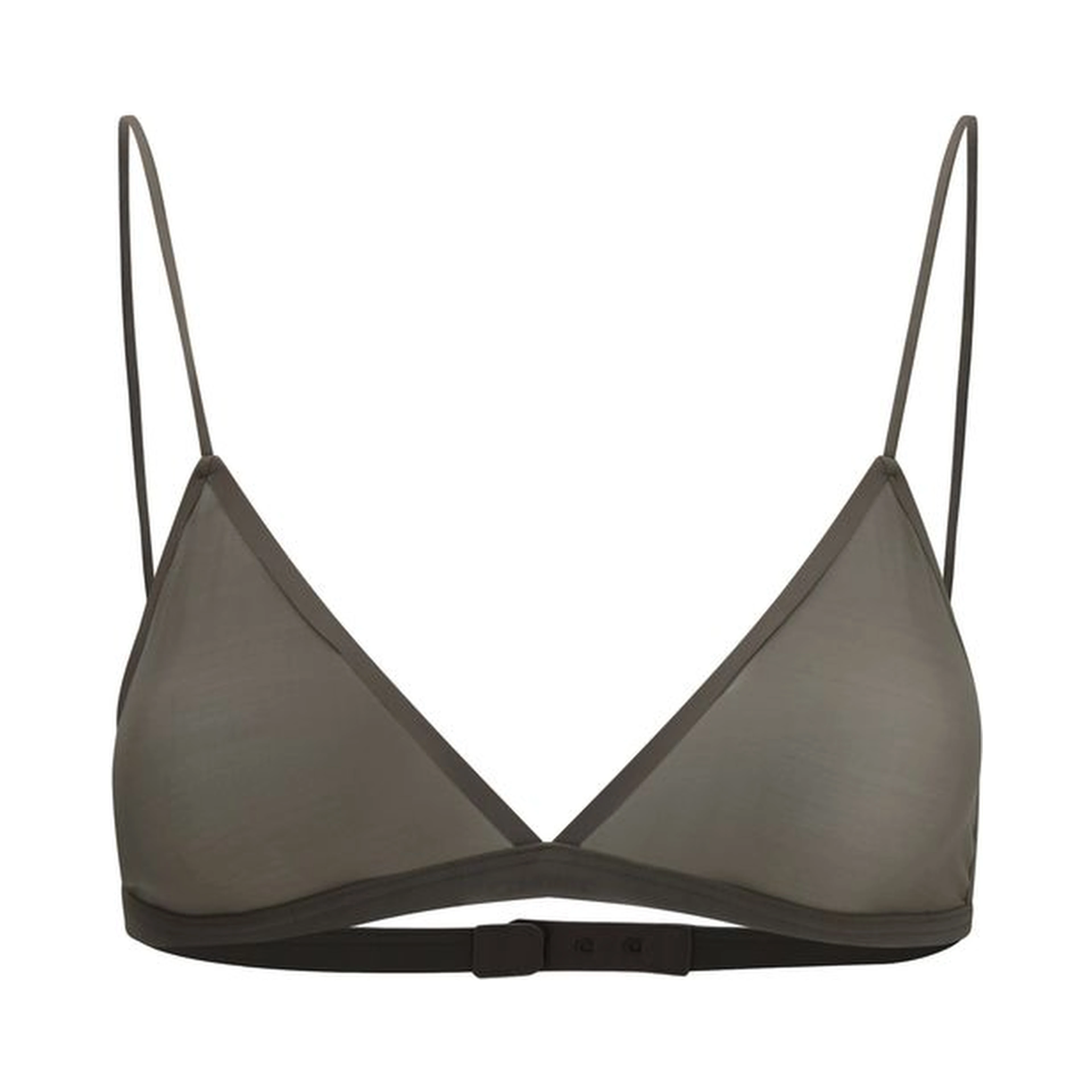 Gray Nylon Bra