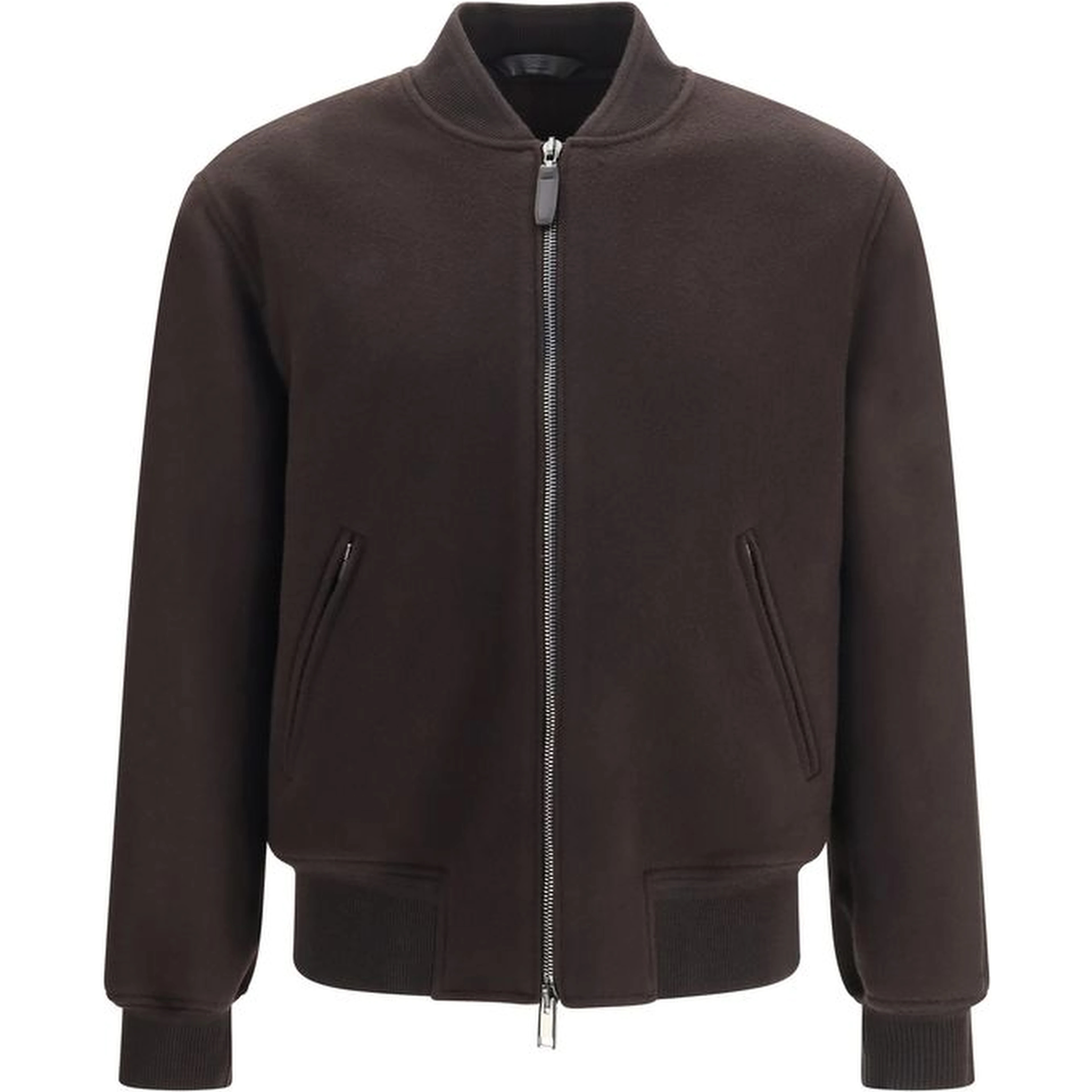Brown Wool Oves Aries Bomber