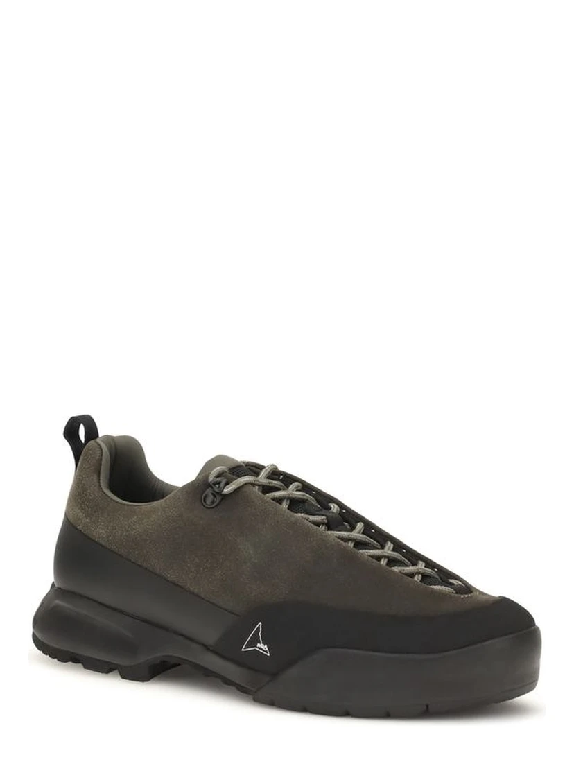 Brown Calf Leather Bos Taurus Athletic Sneakers