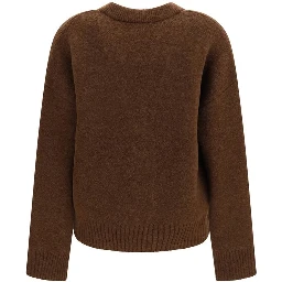 Brown Alpaca Vicugna Pacos Cardigan