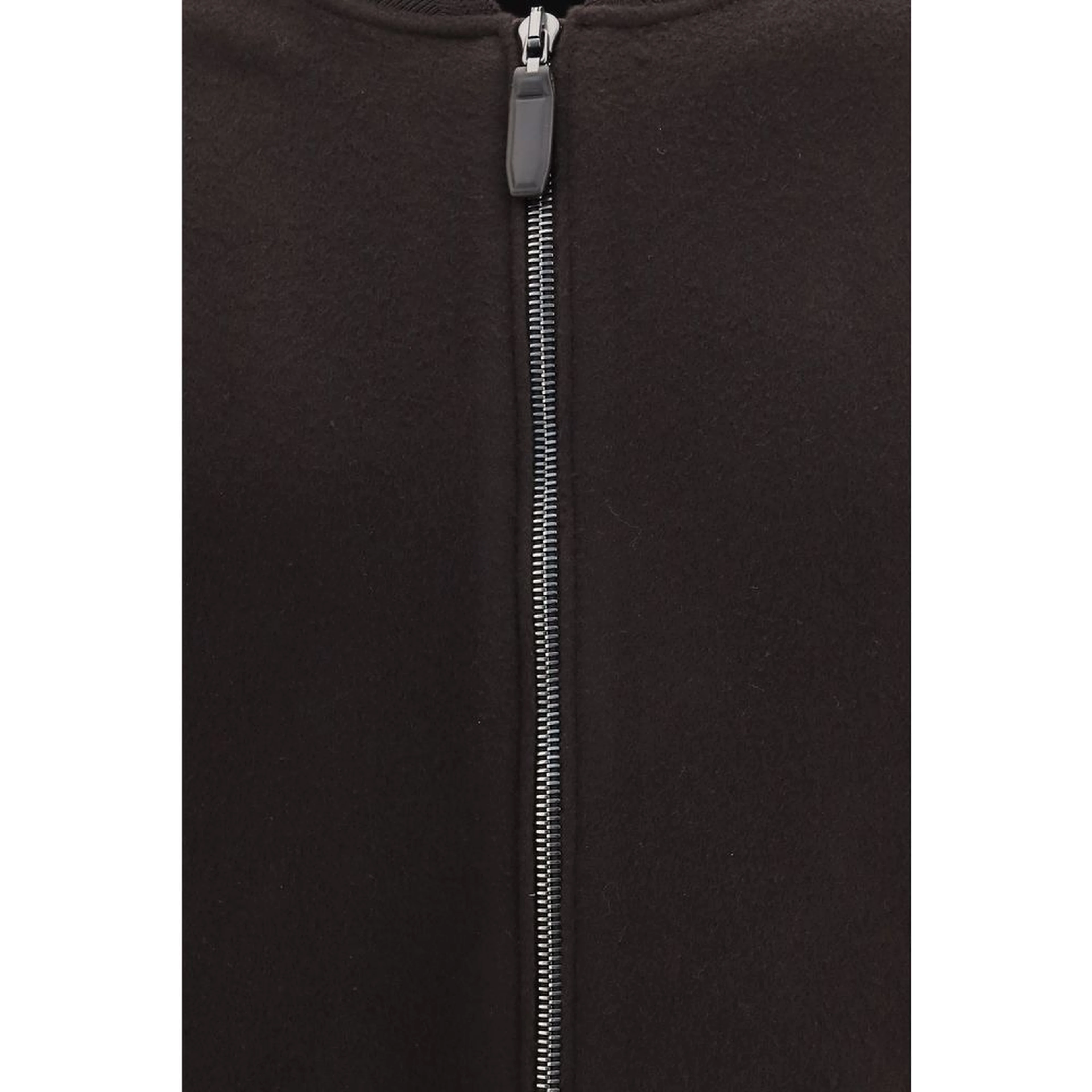 Brown Wool Oves Aries Bomber