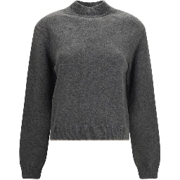 Gray Cashmere Sweatshirt