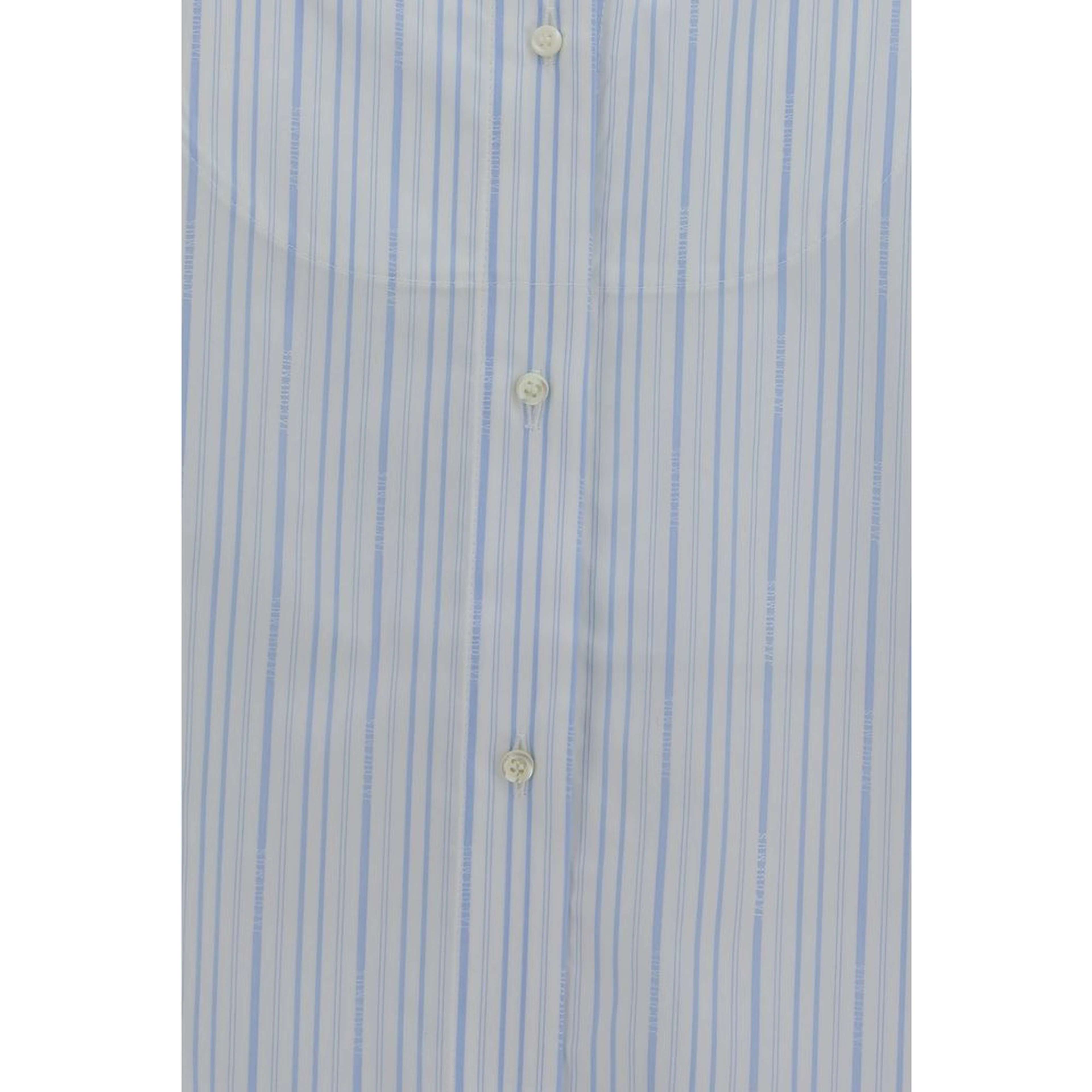 Blue Cotton Dress Shirt
