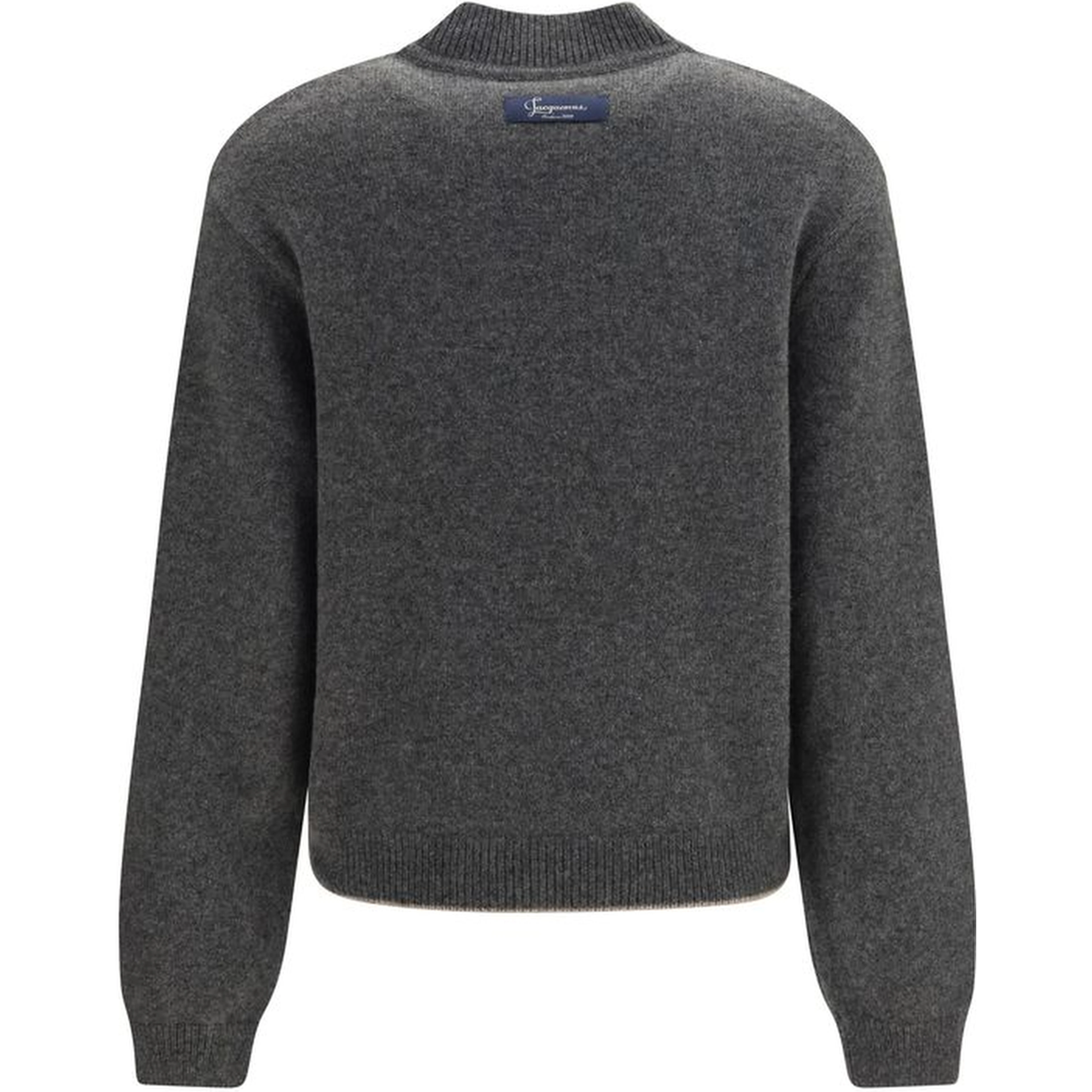 Gray Cashmere Sweatshirt