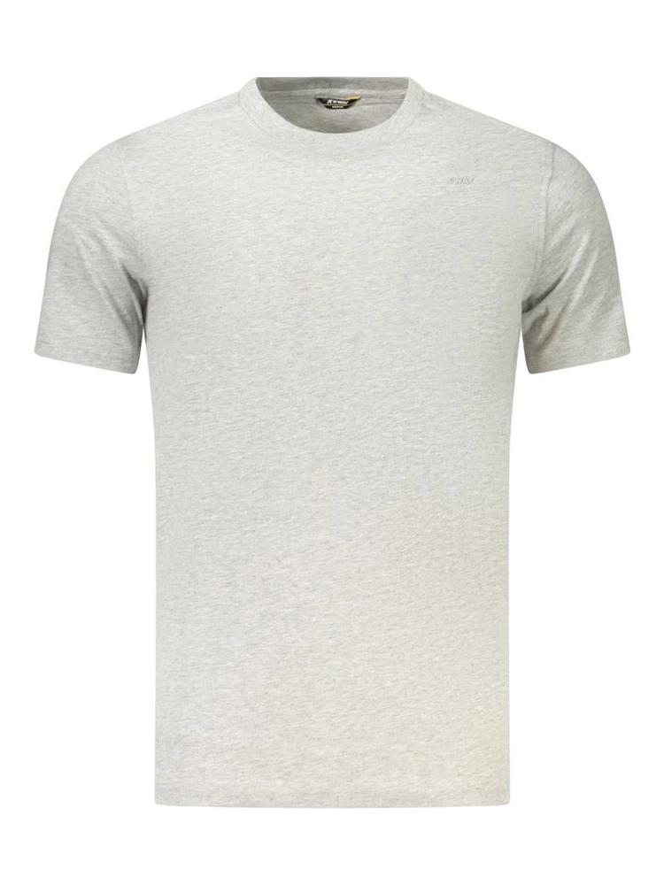 Gray Cotton Men's T-Shirt