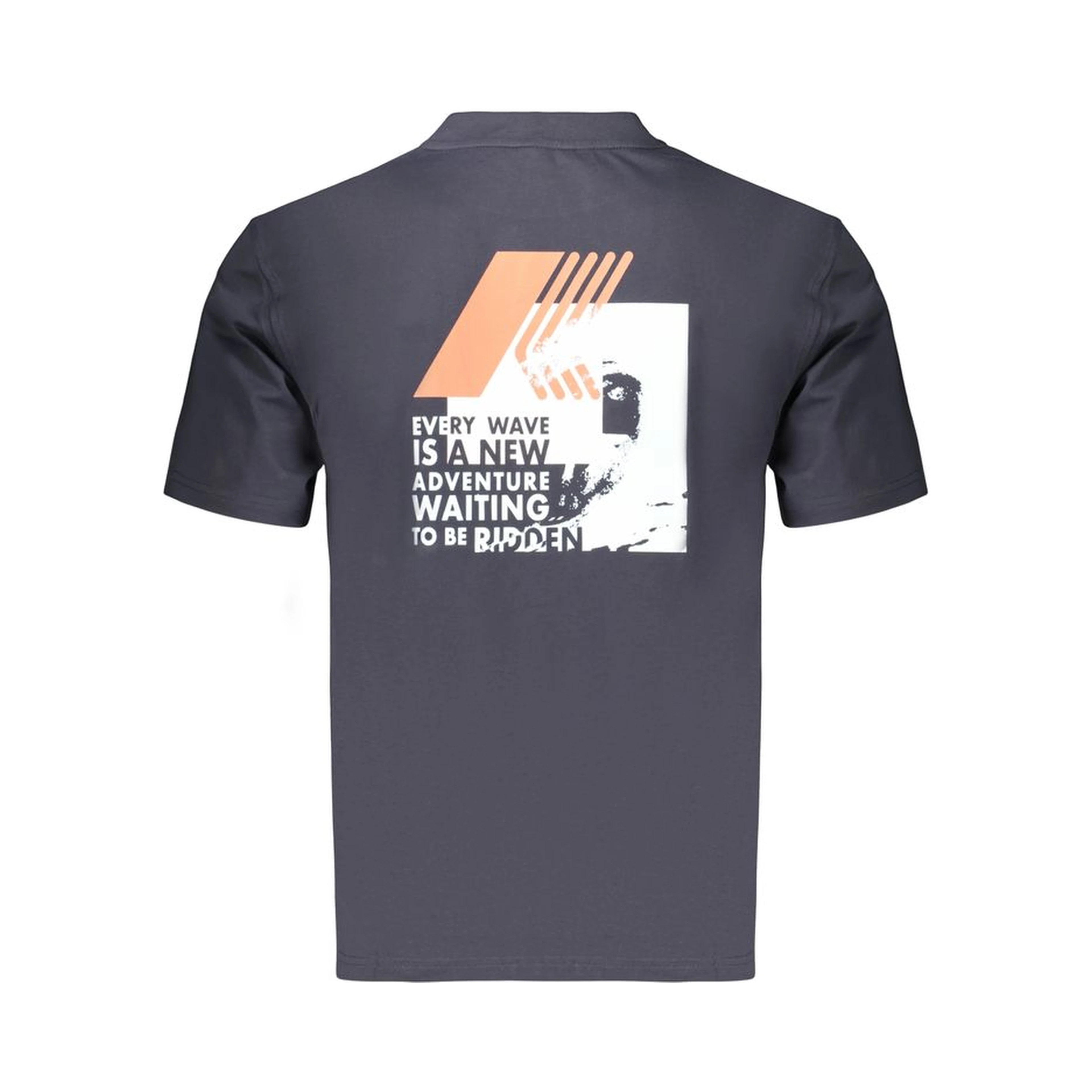 Blue Cotton Men's T-Shirt