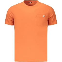Orange Cotton Men's T-Shirt