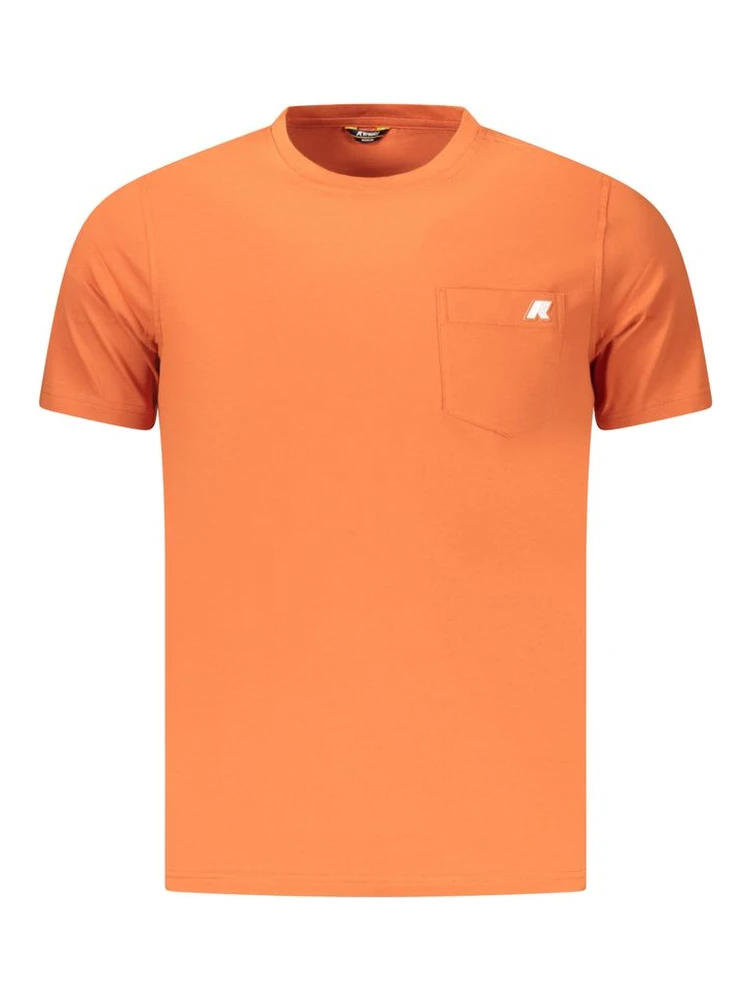 Orange Cotton Men's T-Shirt