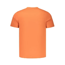 Orange Cotton Men's T-Shirt
