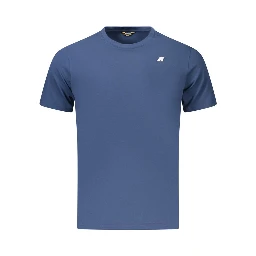 Blue Cotton Men's T-Shirt