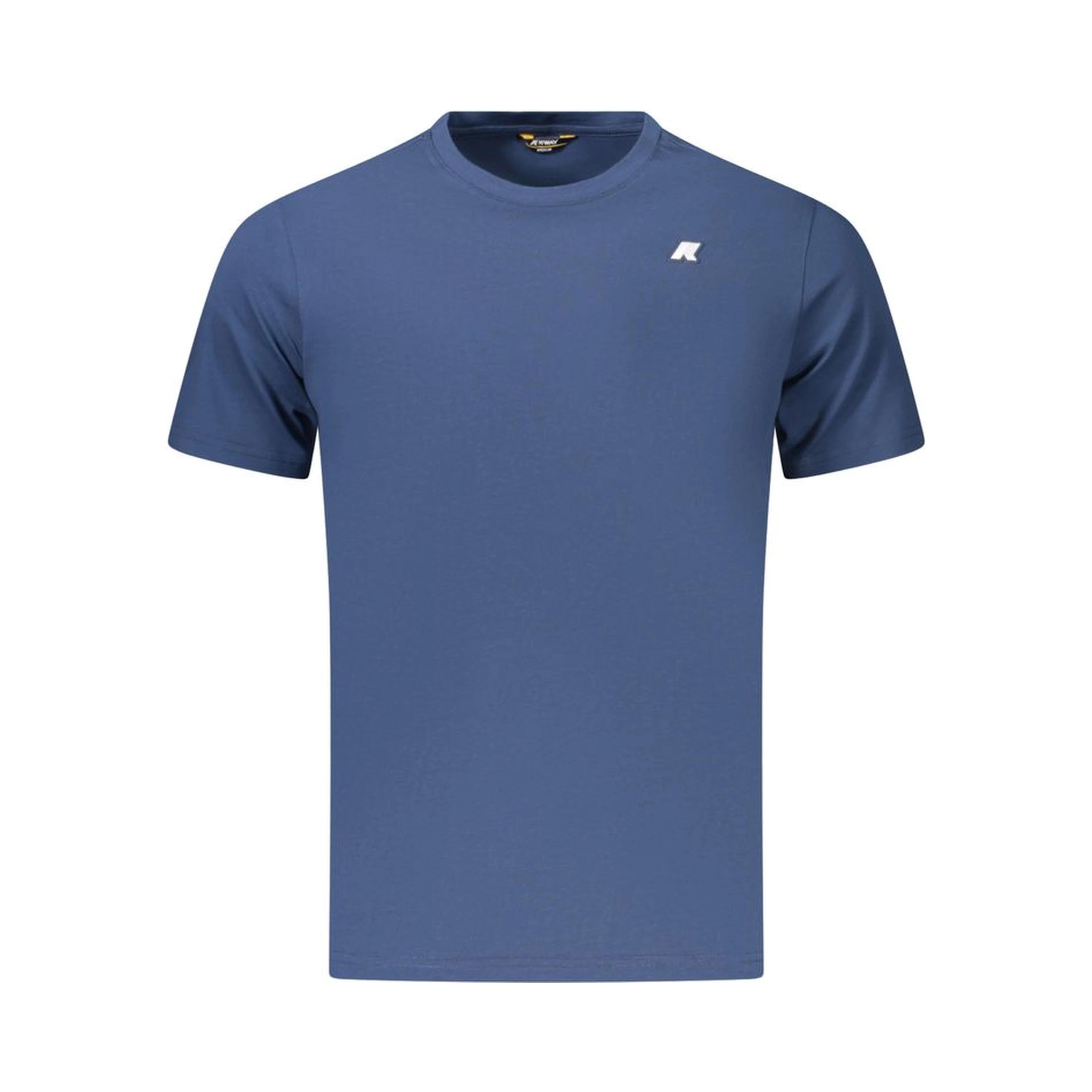 Blue Cotton Men's T-Shirt