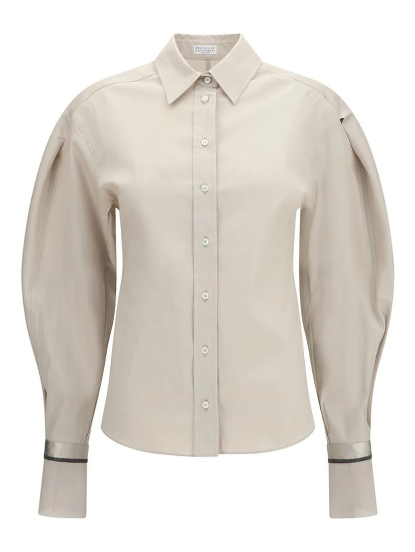 Beige Cotton Shirt
