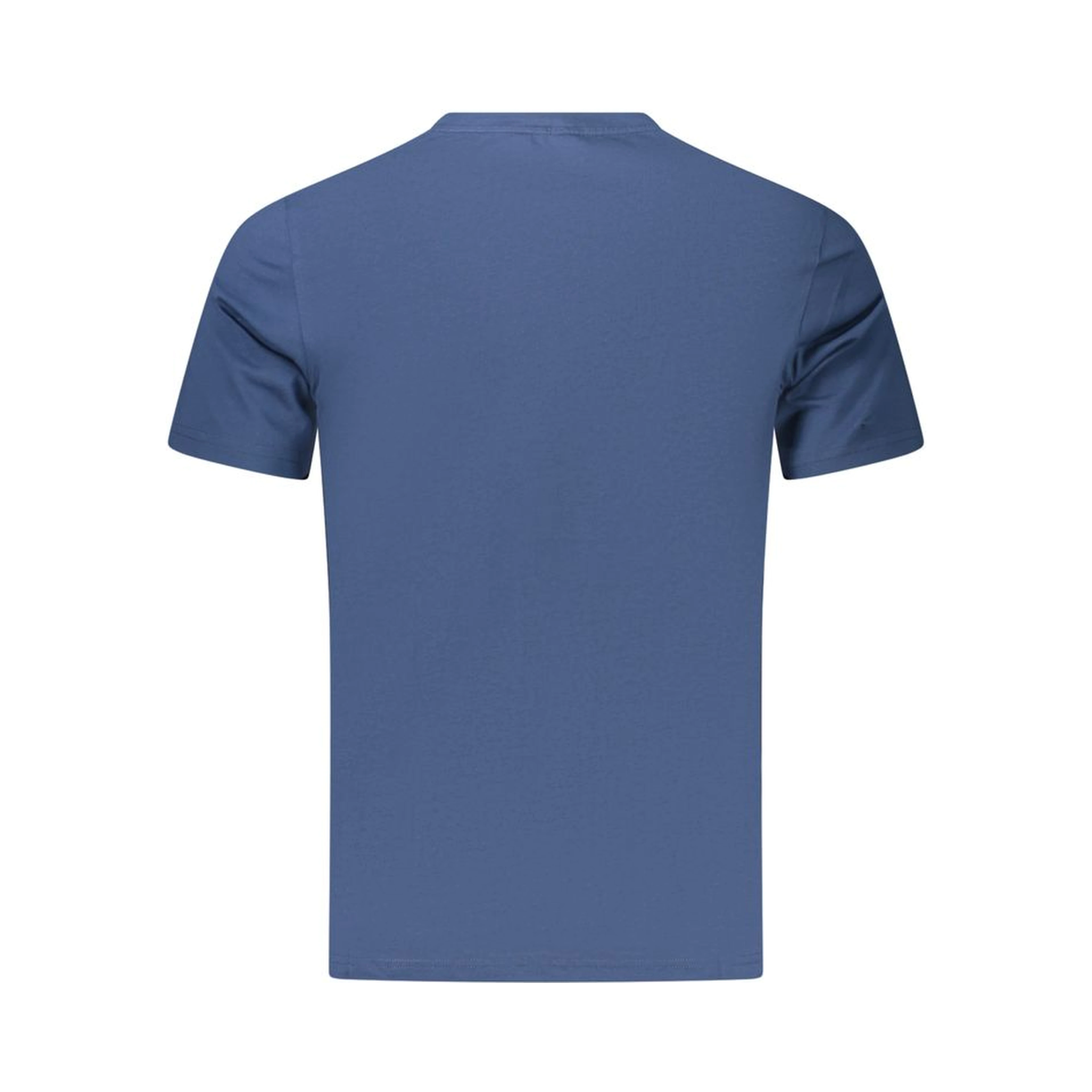 Blue Cotton Men's T-Shirt