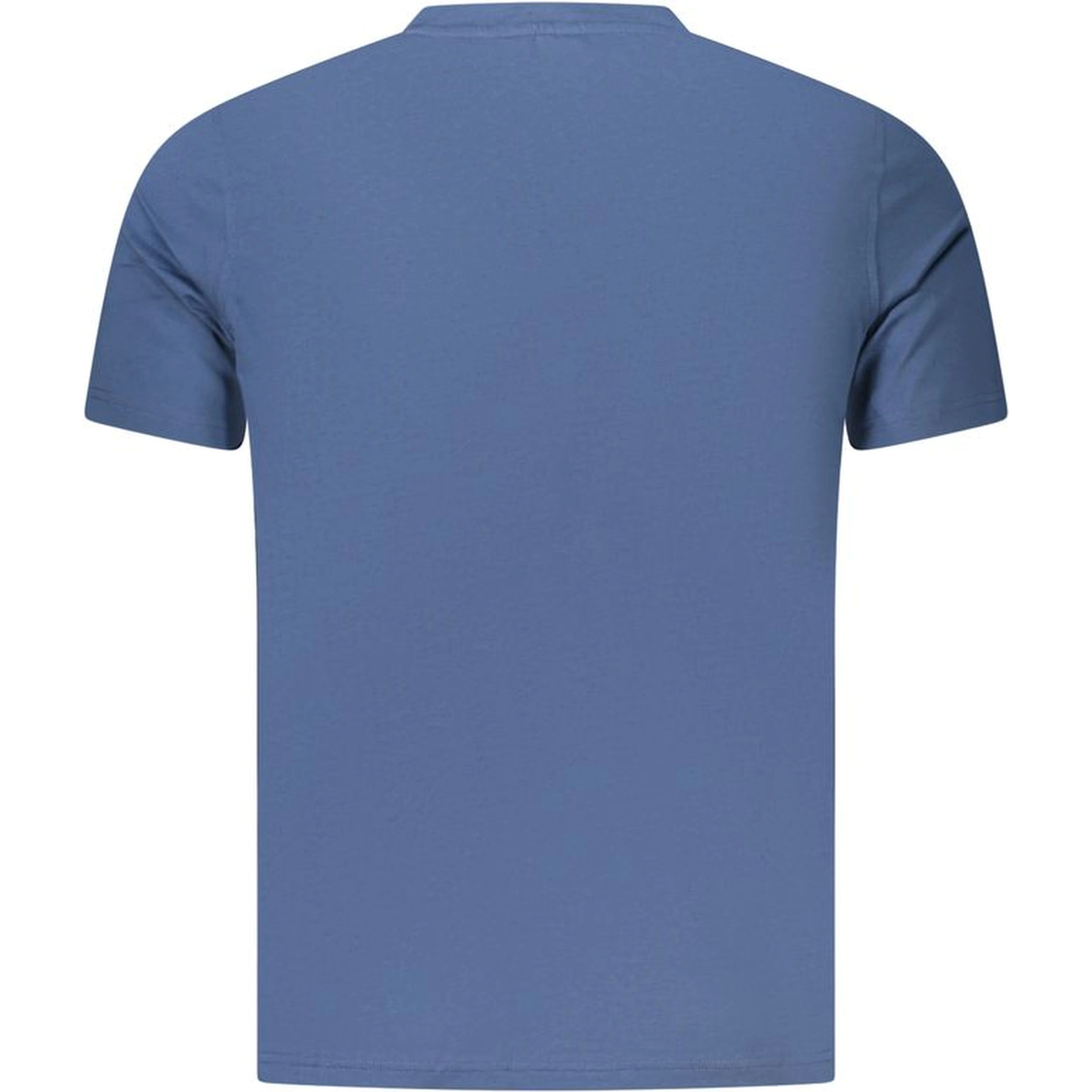 Blue Cotton Men's T-Shirt