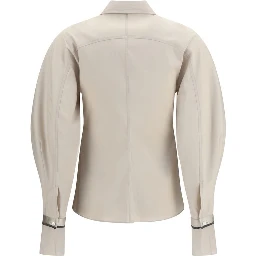 Beige Cotton Shirt