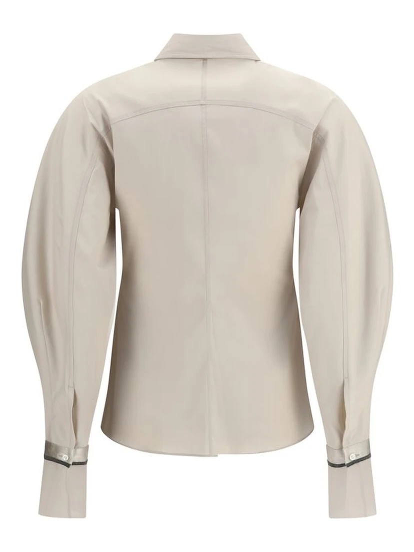 Beige Cotton Shirt