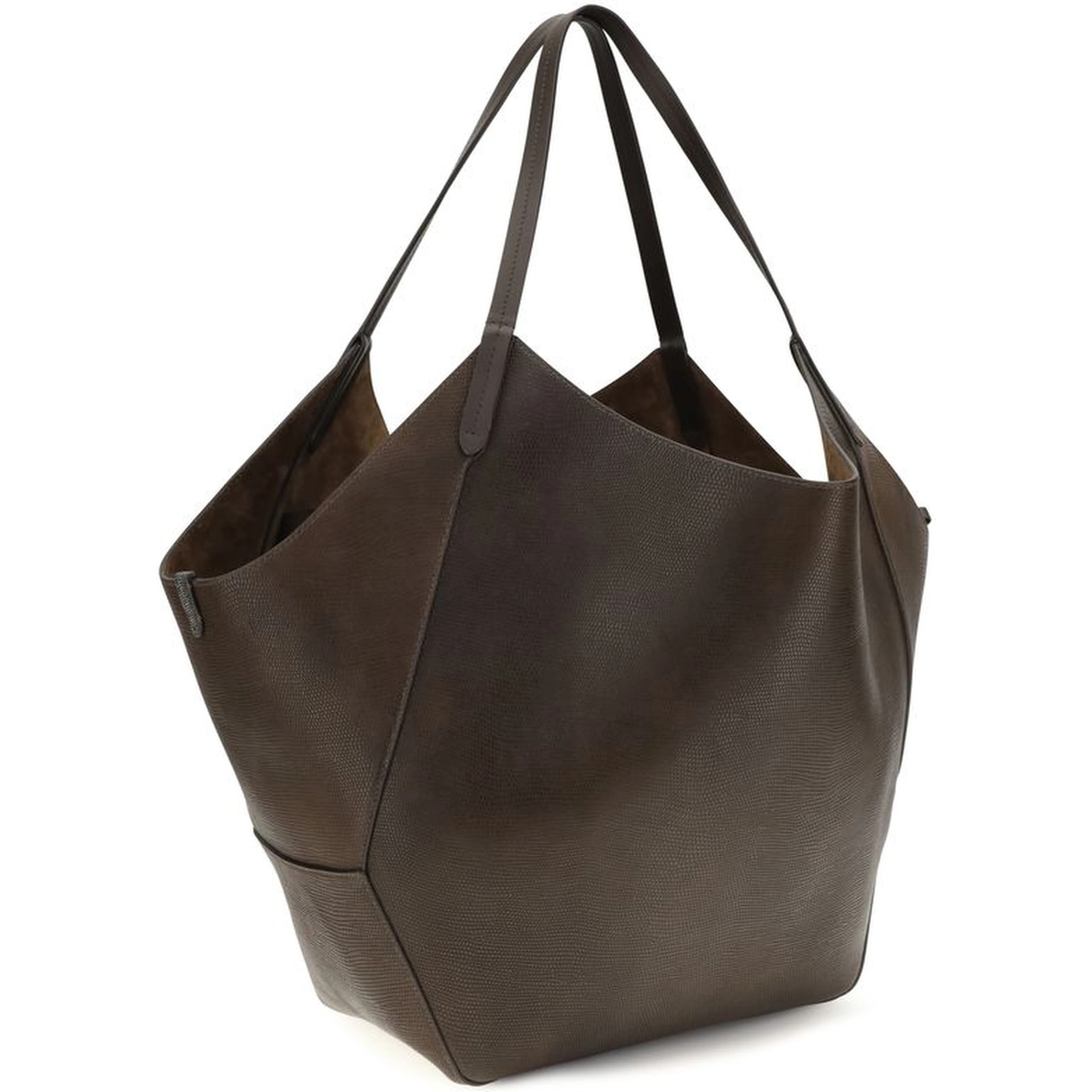 Brown Calf Leather Bos Taurus Handbag