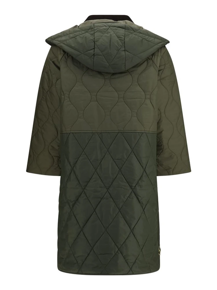 Bicolor Polyester Full-Length Jacket alternative