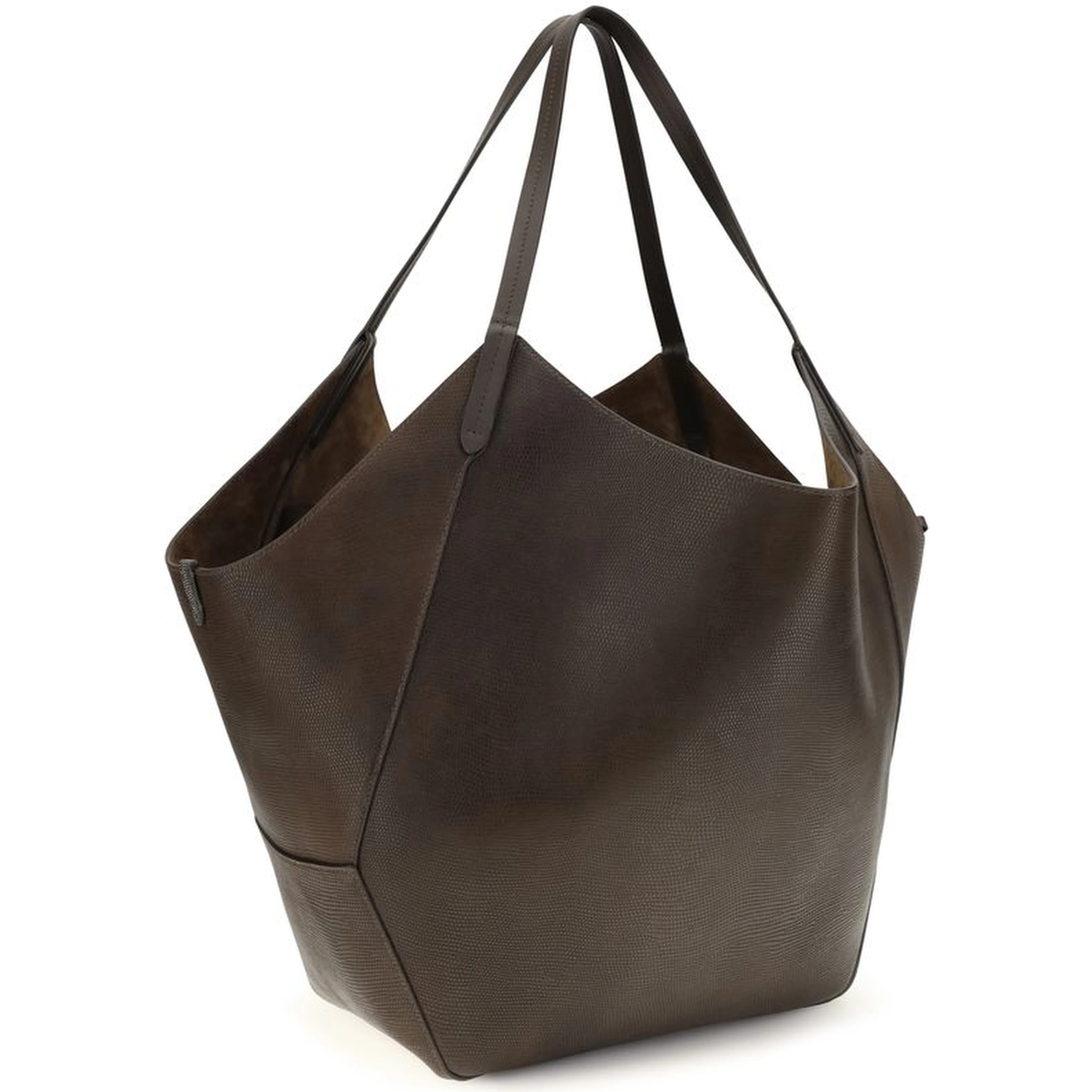 Brown Calf Leather Bos Taurus Handbag