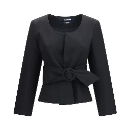 Black Wool Oves Aries Full-Length Jacket