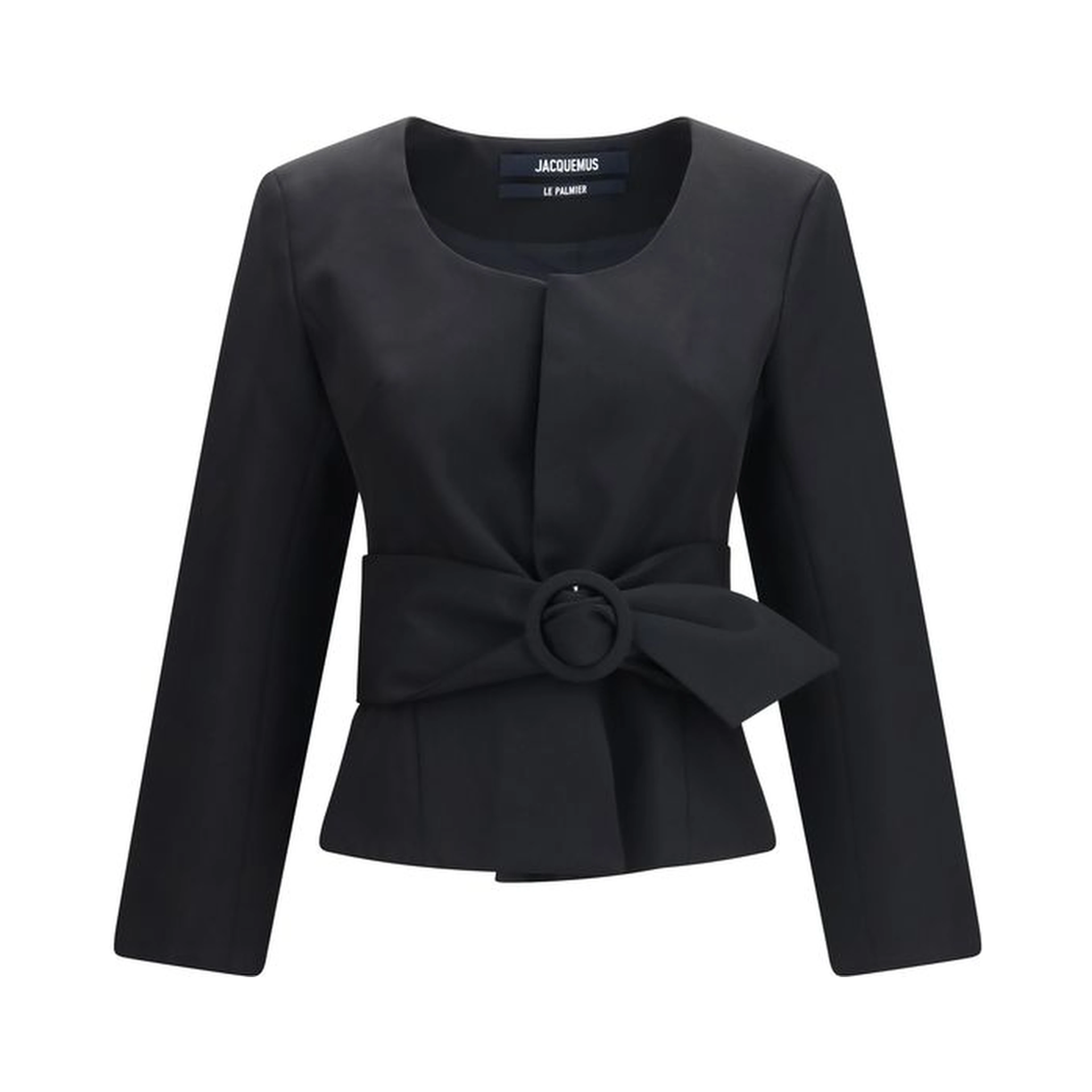 Black Wool Oves Aries Full-Length Jacket