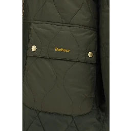 Bicolor Polyester Full-Length Jacket