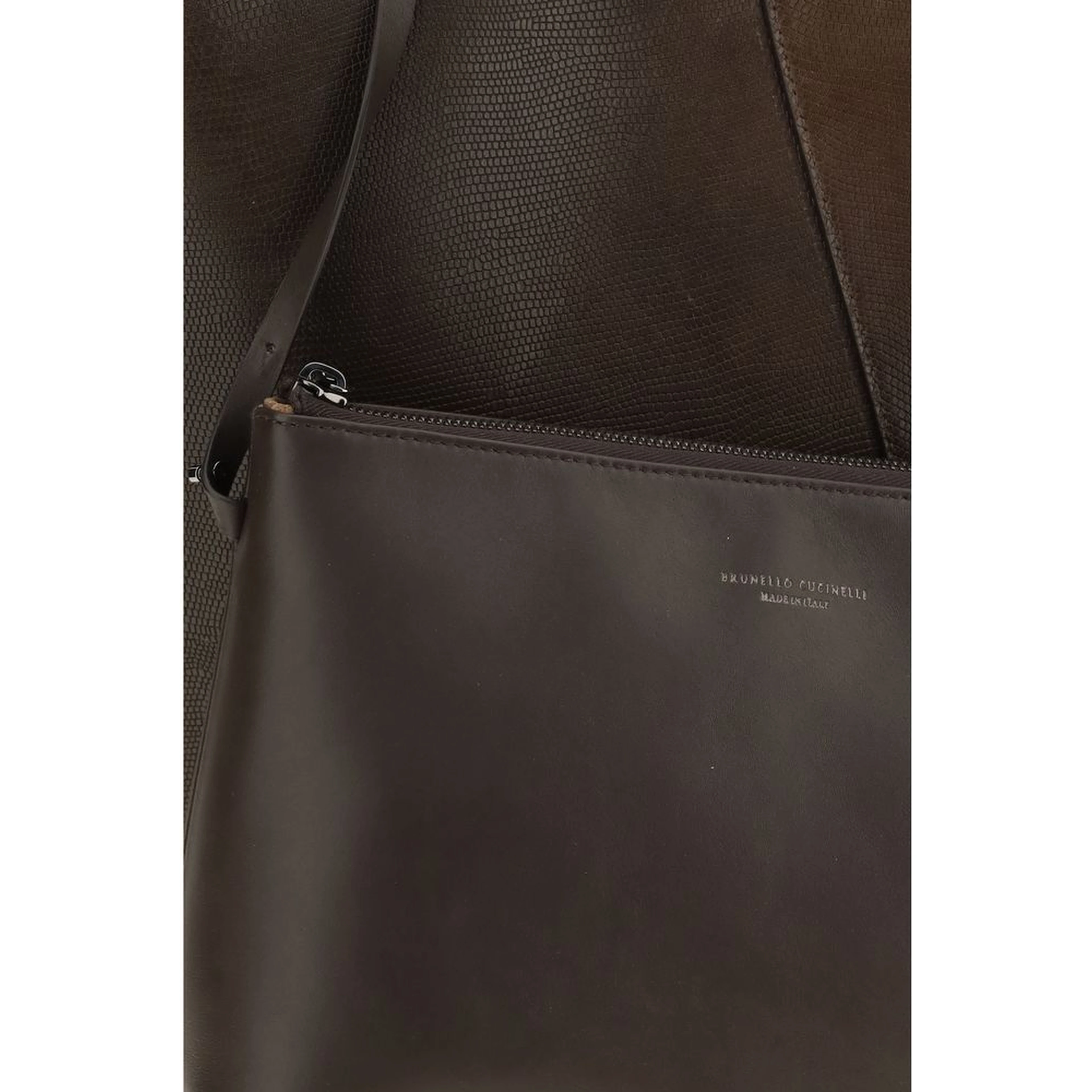 Brown Calf Leather Bos Taurus Handbag