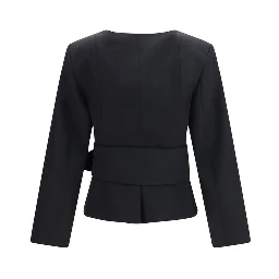 Black Wool Oves Aries Full-Length Jacket