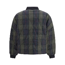 Black Polyester Bomber