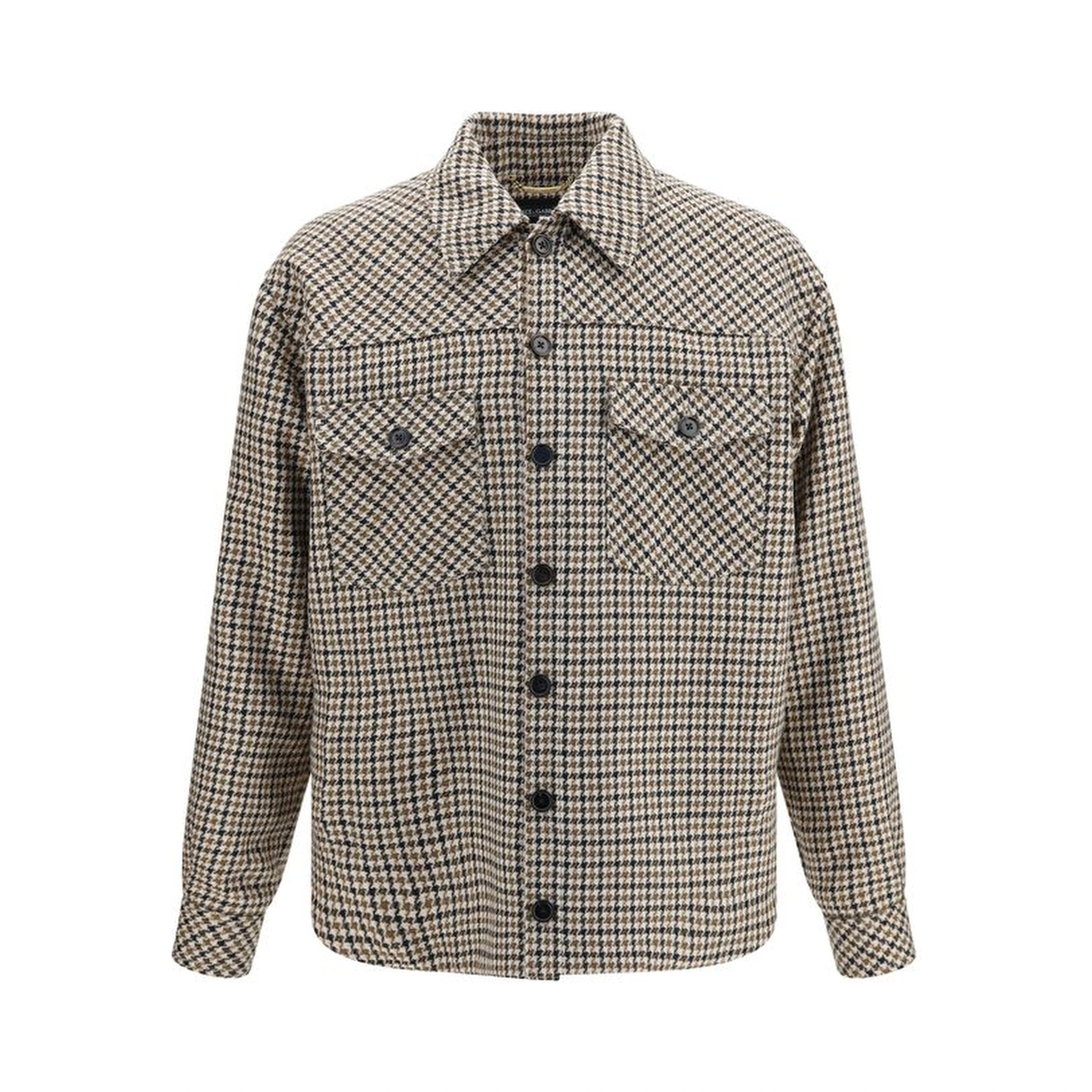 Brown Wool Oves Aries Full-Length Jacket
