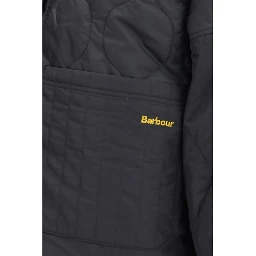 Black Polyester Bomber