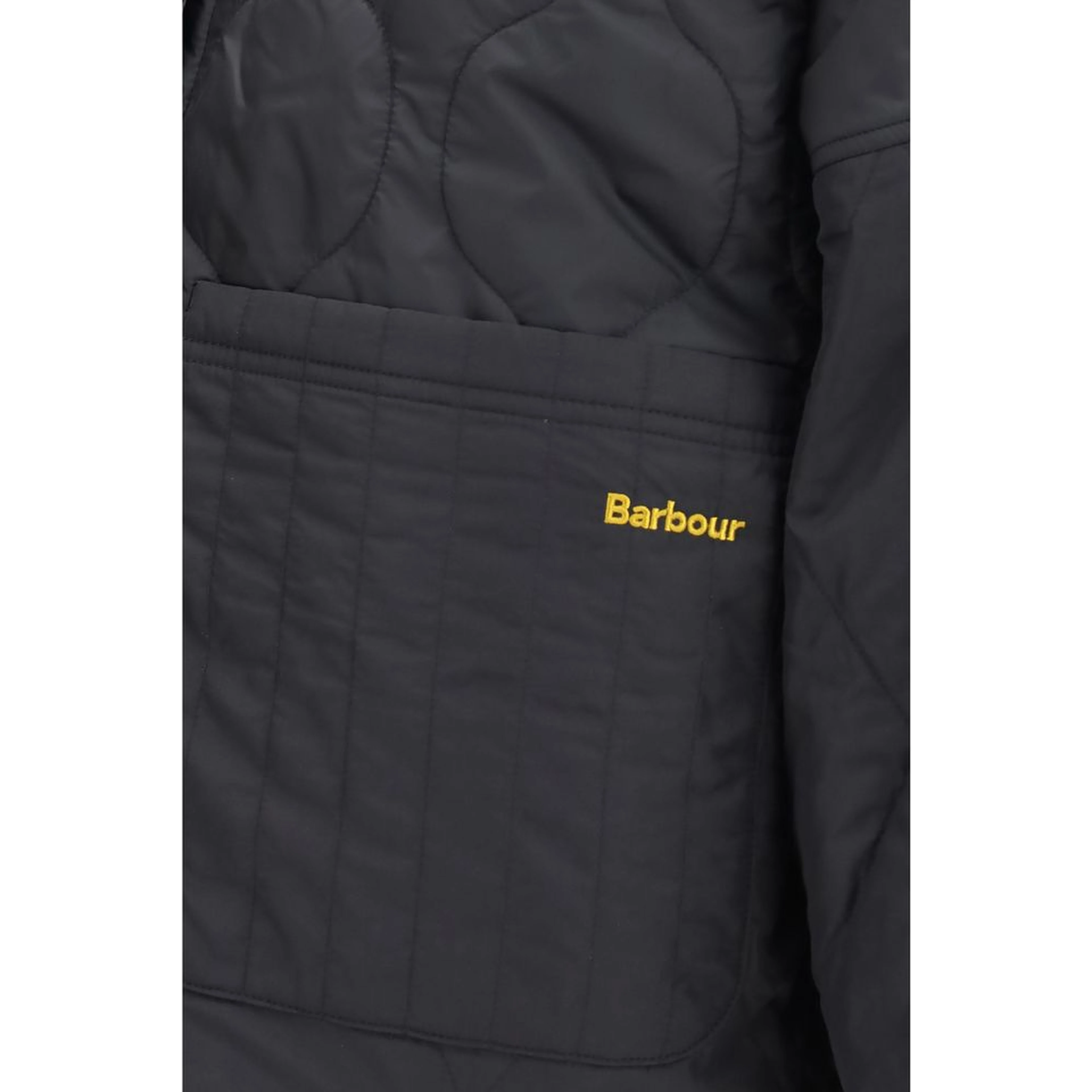 Black Polyester Bomber