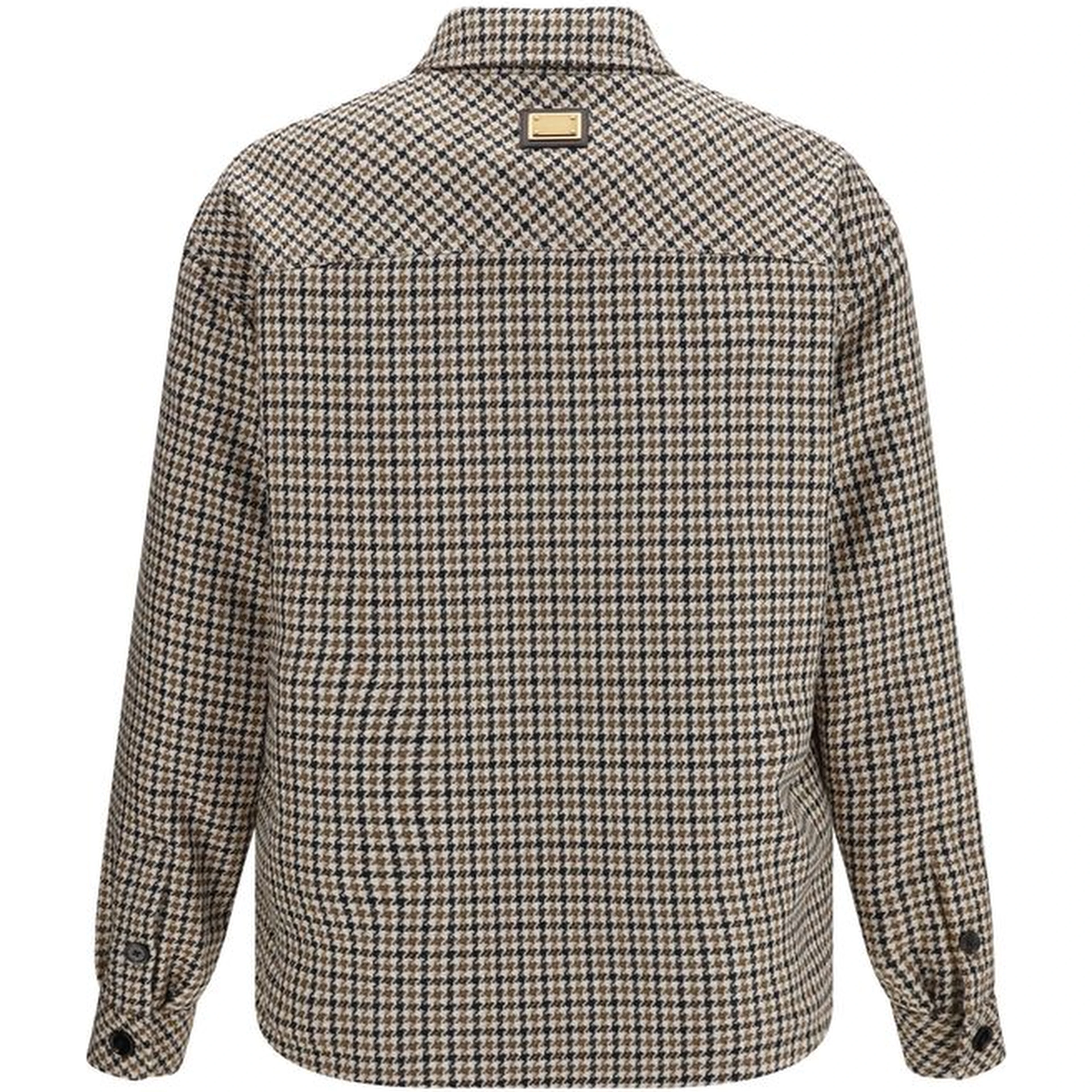 Brown Wool Oves Aries Full-Length Jacket