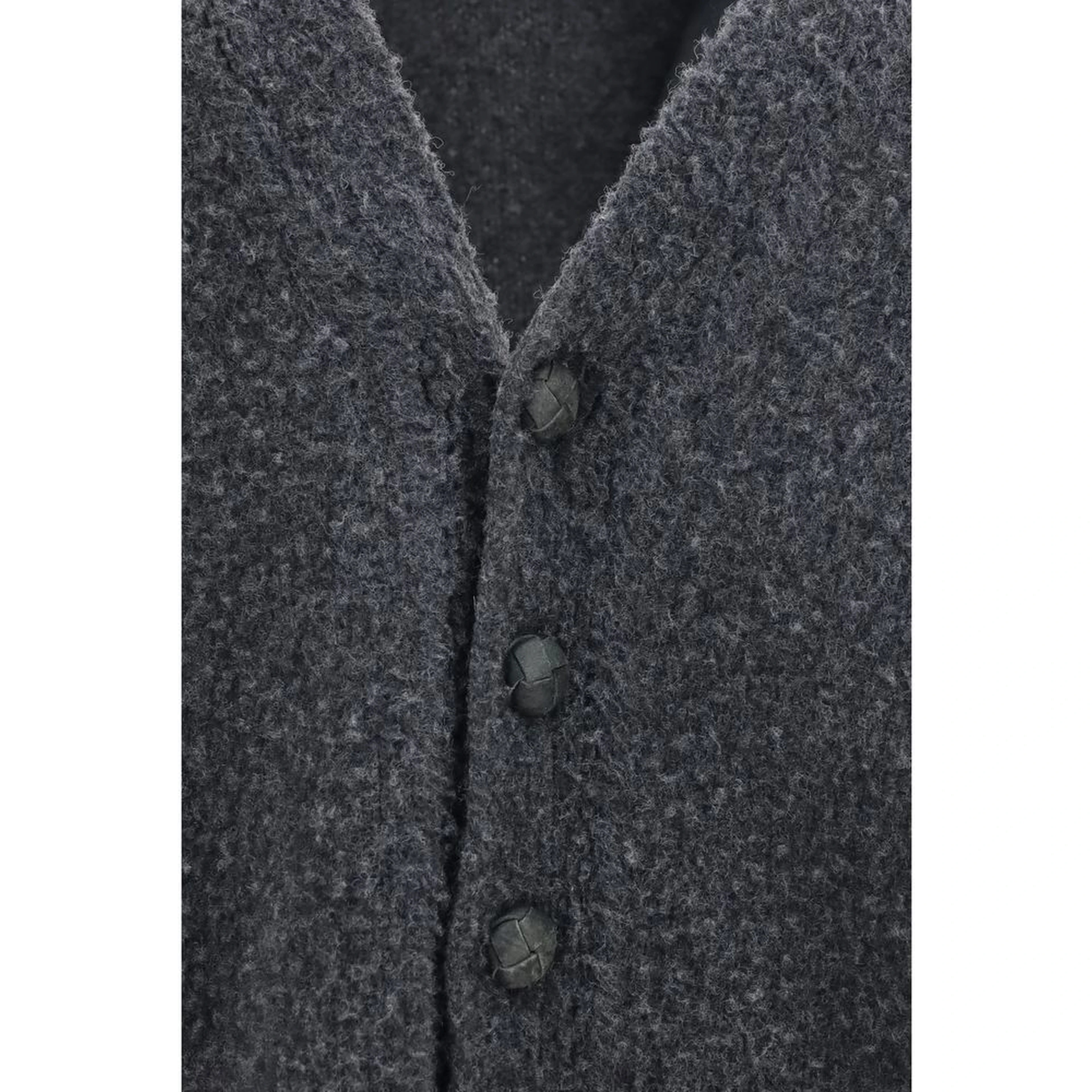Gray Wool Oves Aries Cardigan
