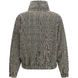 Beige Viscose Bomber