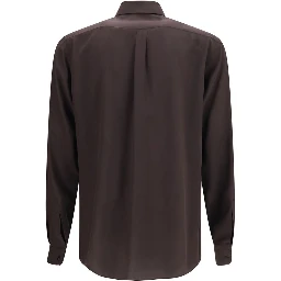 Brown Silk Shirt