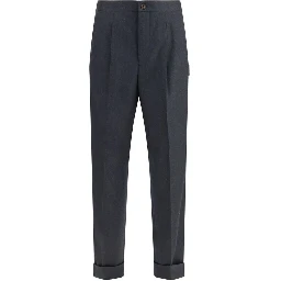 Gray Wool Oves Aries Dress Pants