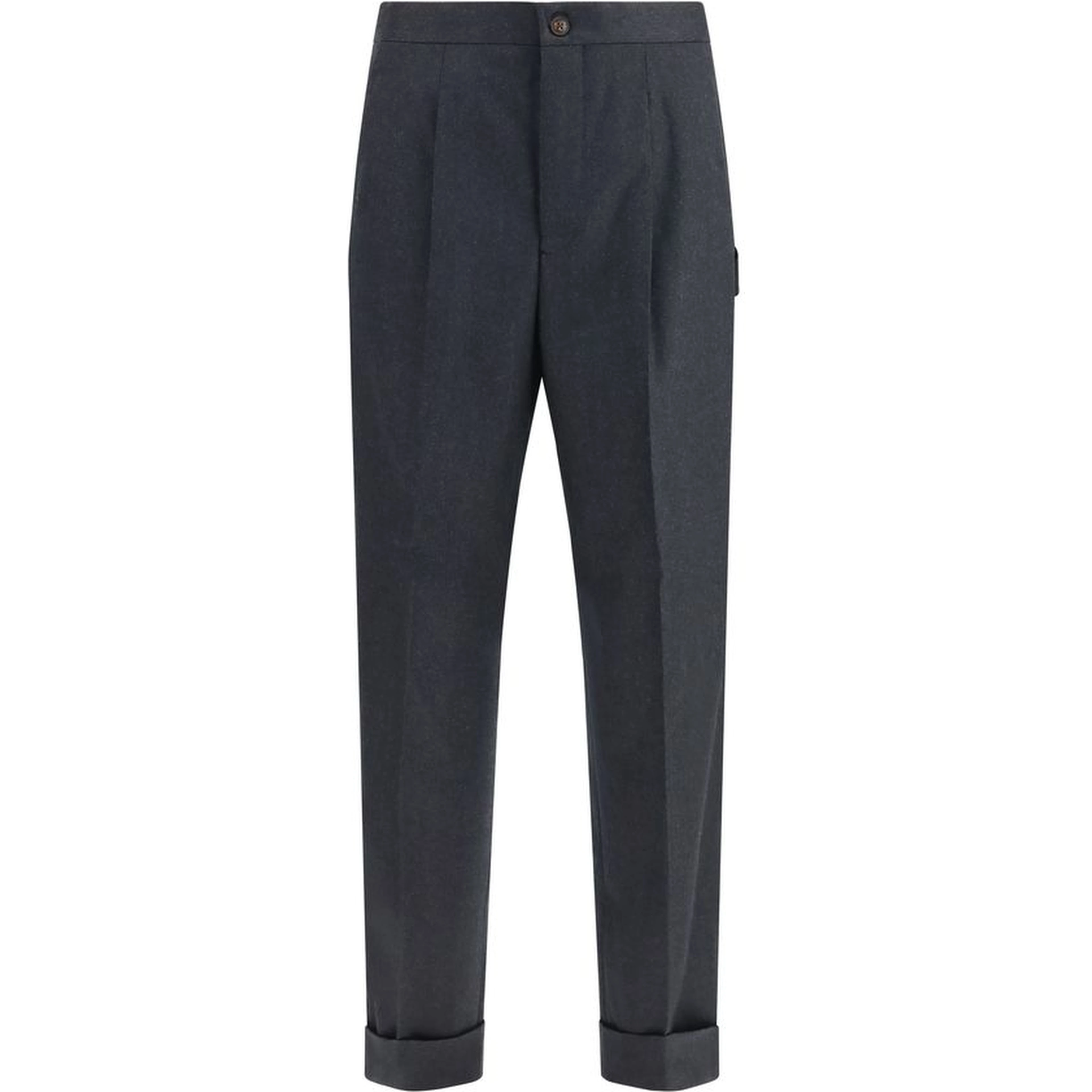 Gray Wool Oves Aries Dress Pants