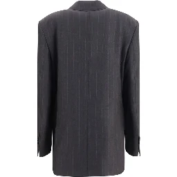 Gray Wool Oves Aries Blazer
