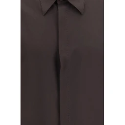 Brown Silk Shirt