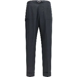 Gray Wool Oves Aries Dress Pants