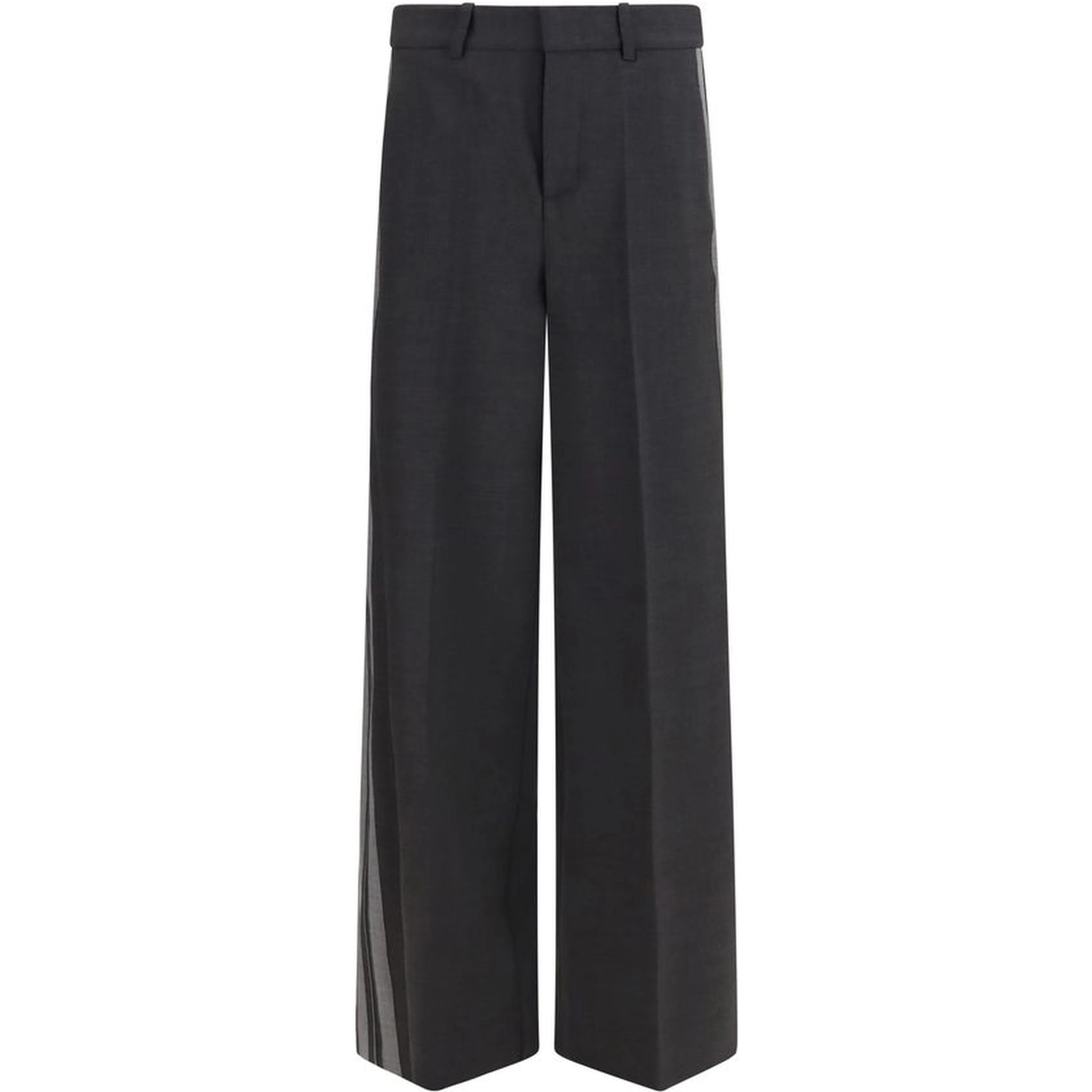 Gray Wool Oves Aries Casual Pants