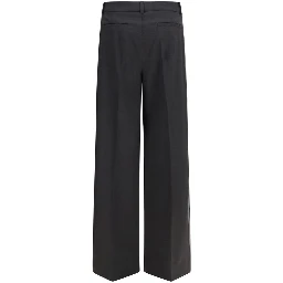 Gray Wool Oves Aries Casual Pants
