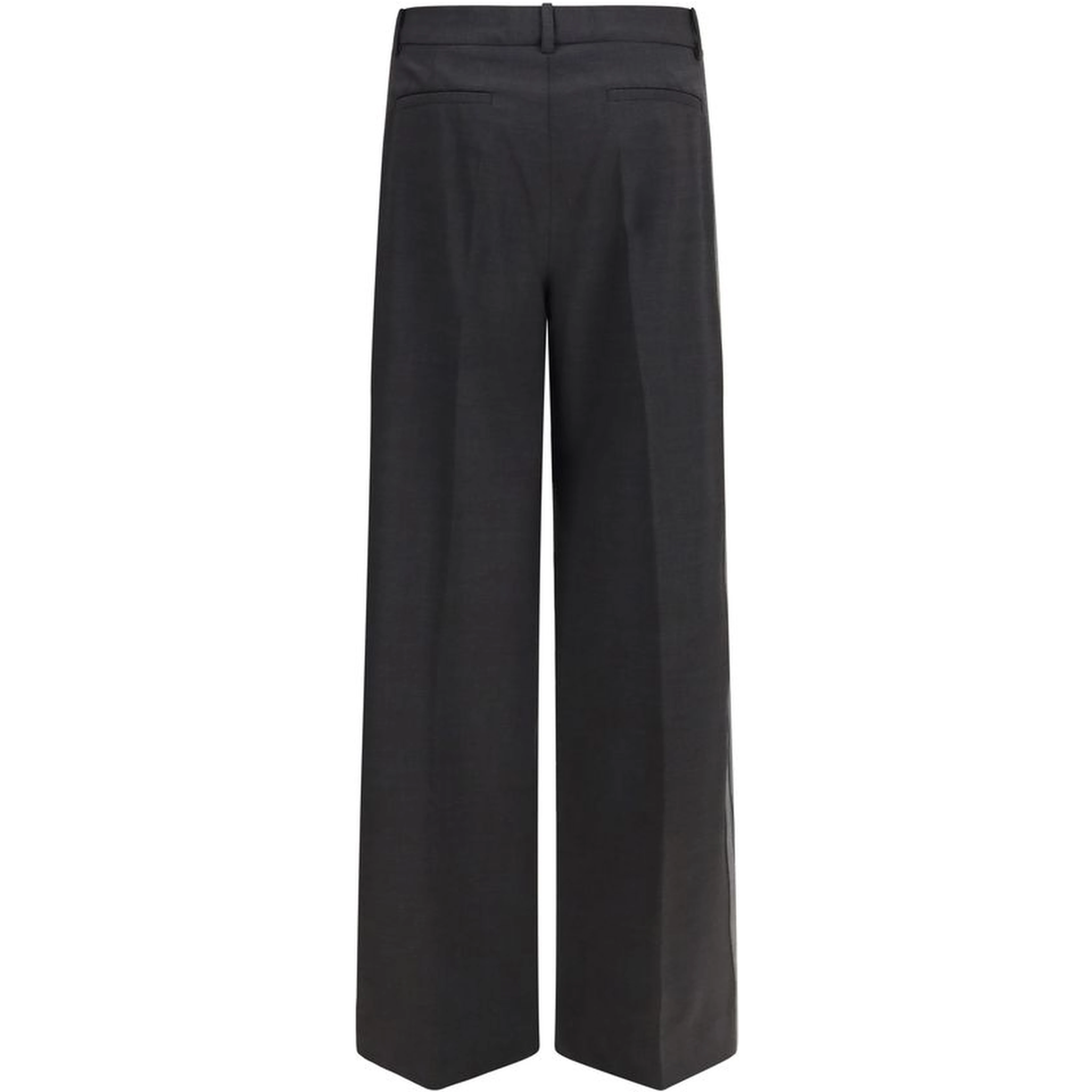 Gray Wool Oves Aries Casual Pants